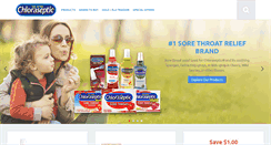 Desktop Screenshot of chloraseptic.com